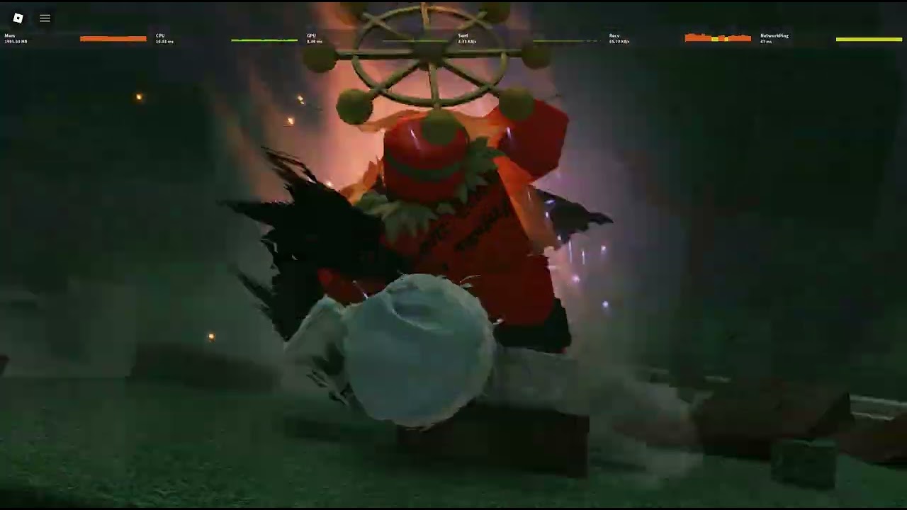 fighting some teamers on tsb