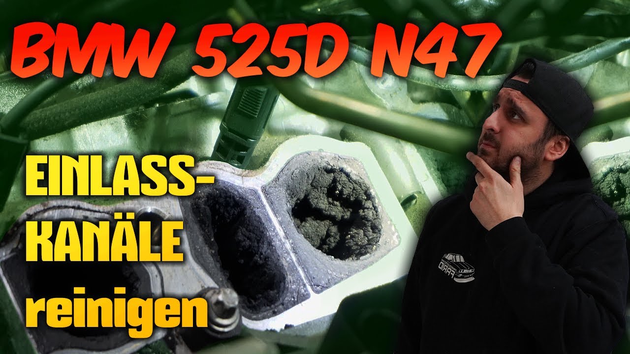 BMW 525d N47 Einlasskanäle / Ansaugbrücke Reinigung | BMW Farid