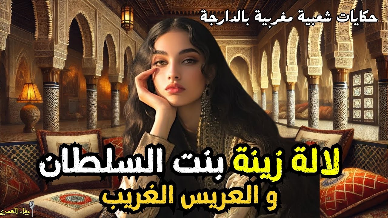 حكايات شعبية مغربية بالدارجة لالة زينة بنت السلطان و العريس لغريب مع #وفاء_العمري