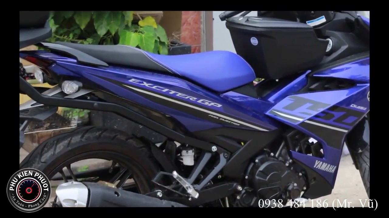 Yamaha Exciter 150 gắn thùng giữa Givi G10N,thùng sau givi B27N và baga givi Hrv !!!