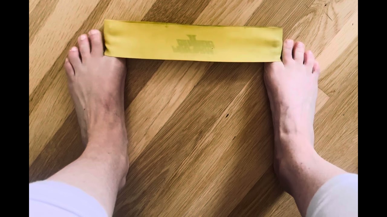 Seated Resisted Toe Yoga with Great toe Resistance 