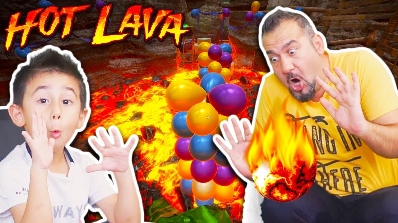SAKIN LAVA DÜŞME! YANARSIN! | EGEMEN KAAN İLE HOT LAVA OYNUYORUZ