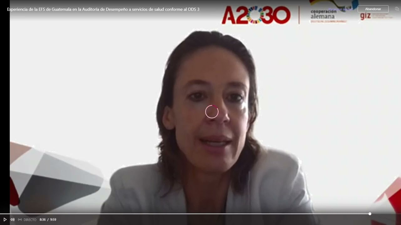 Experiencia de la EFS de Guatemala en la Auditoria de Desempe&ntilde;o en Salud 21 junio 2022