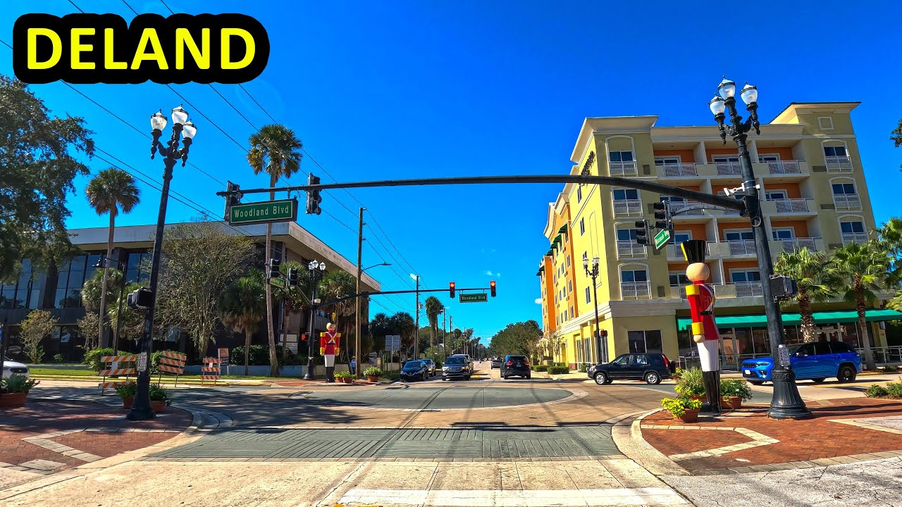 DeLand Florida Driving Through