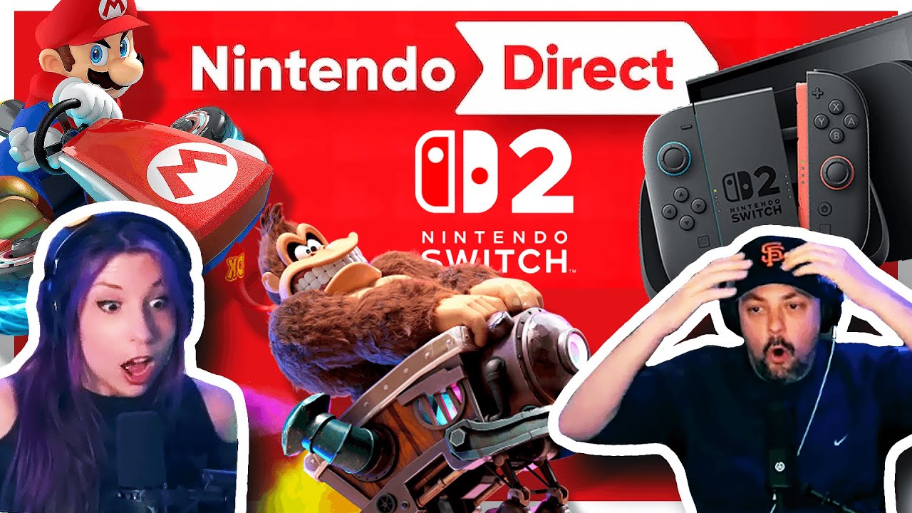 NINTENDO DIRECT de la Switch 2 - React ft Aurel