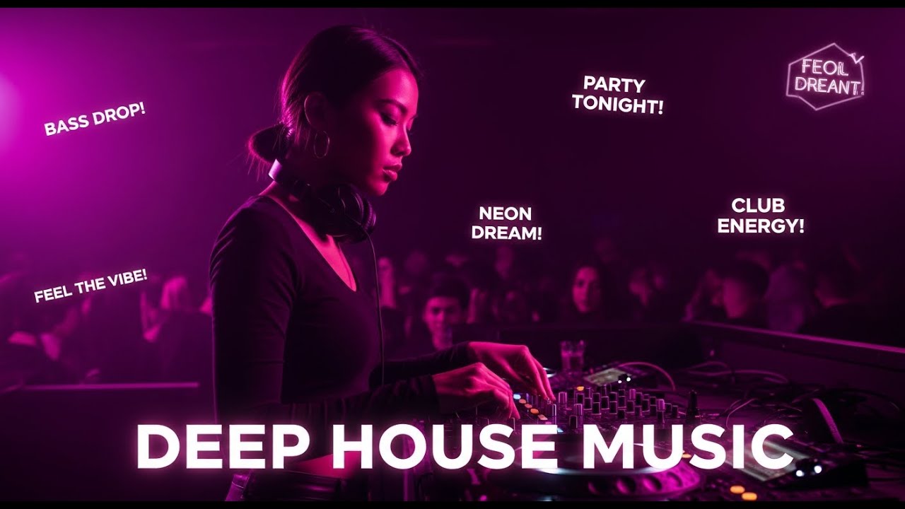 Deep House Music Lounge 🎧 Smooth Grooves and Relaxed Night Mood