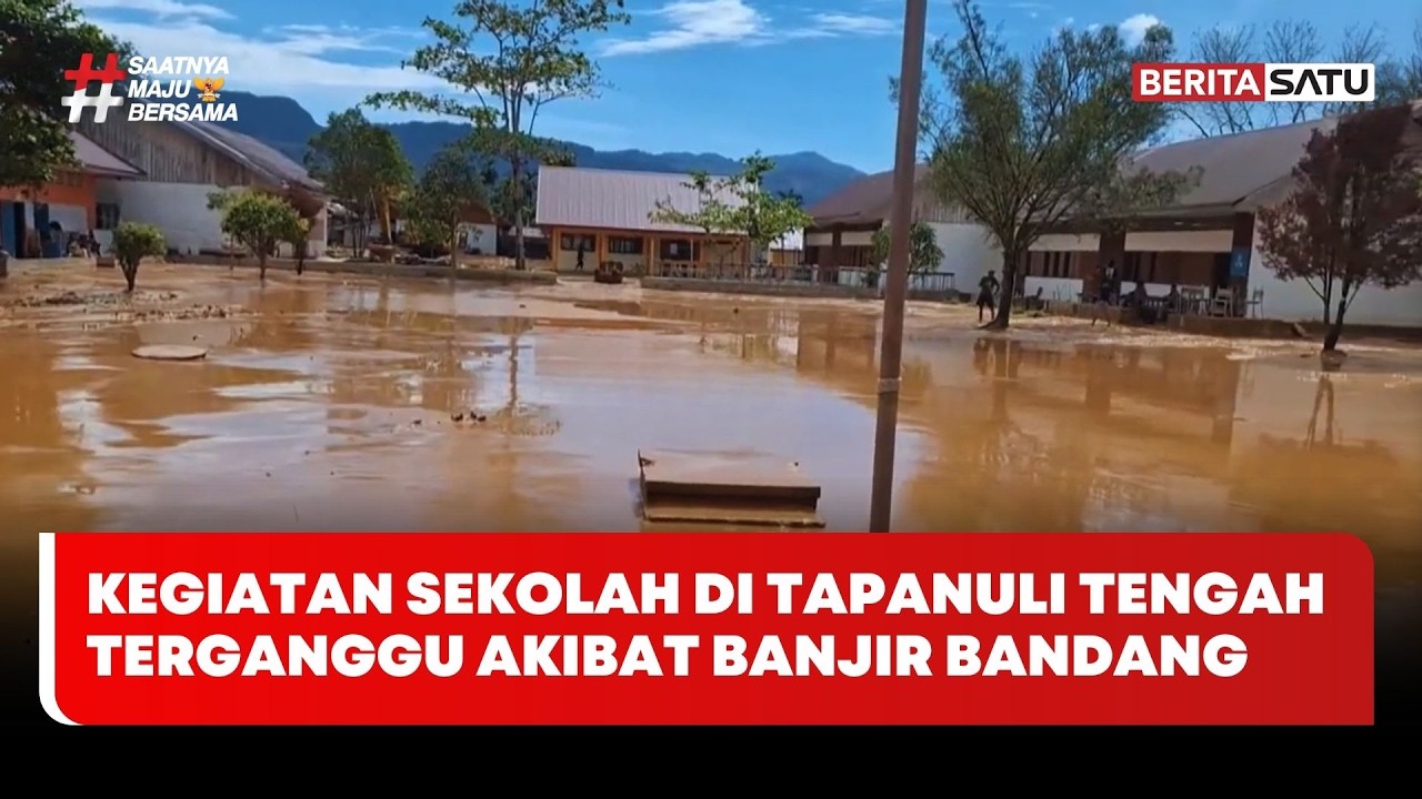 Kegiatan Sekolah di Tapanuli Tengah Terganggu Akibat Banjir Bandang #Beritasatu