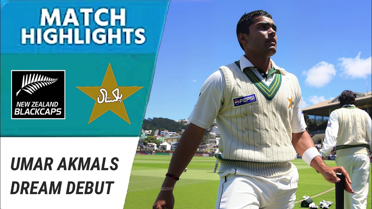 Umar Akmal&rsquo;s Dream Debut & Shane Bond&rsquo;s Fiery Comeback | Pakistan vs New Zealand 1st Test 2009