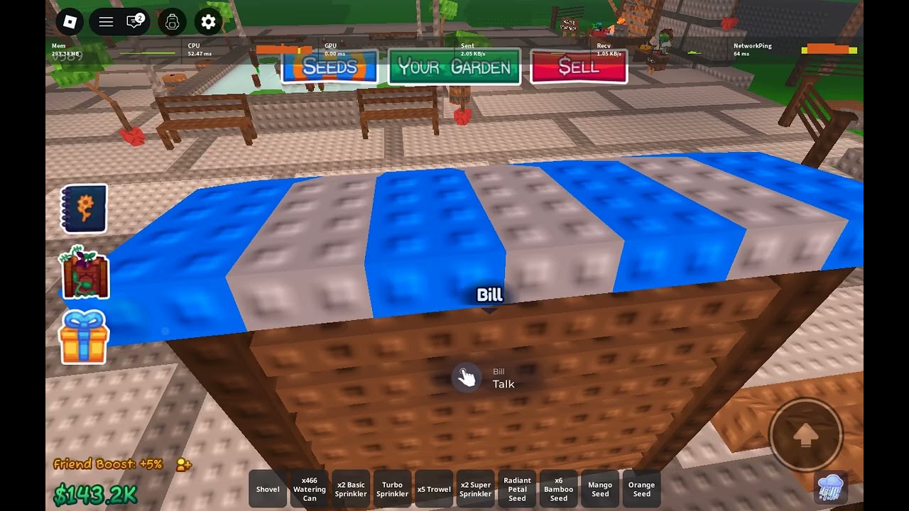 More clips of the extra admin abuse in garden horizons 