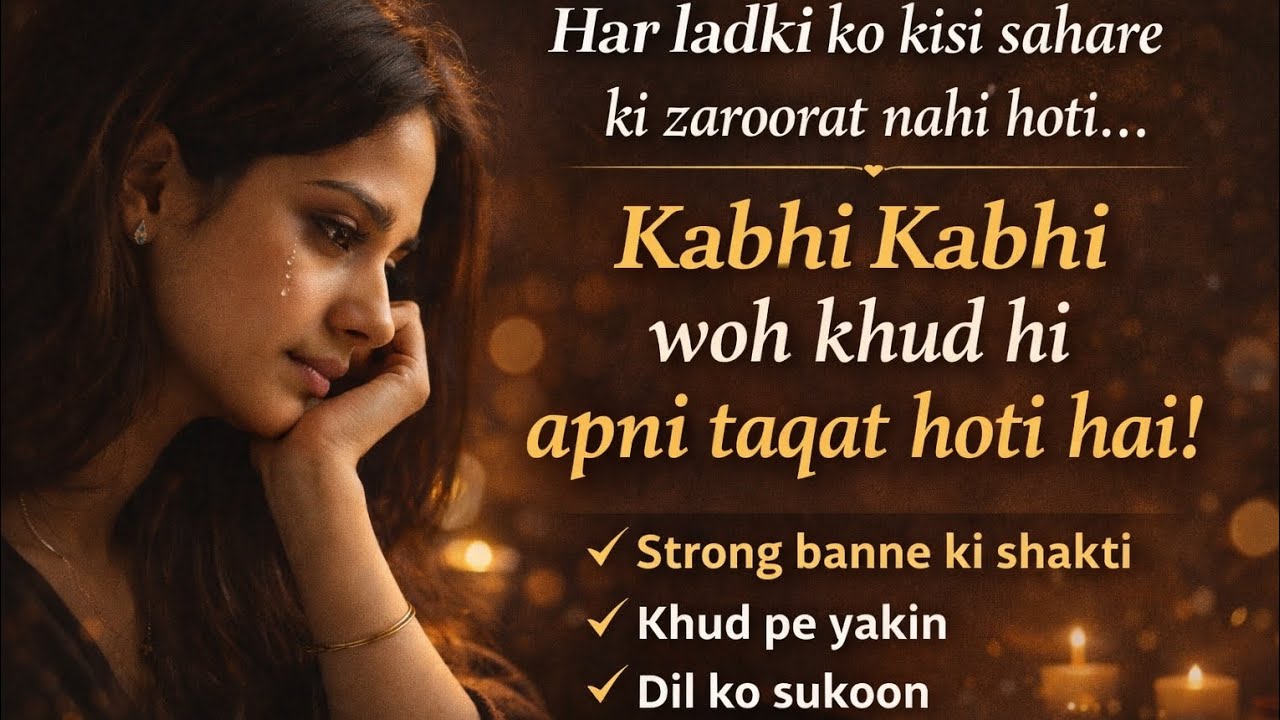 Har Ladki Ko Kisi Sahare Ki Zaroorat Nahi Hoti… | Yeh Video Aapko Andar Se Strong Bana Degi