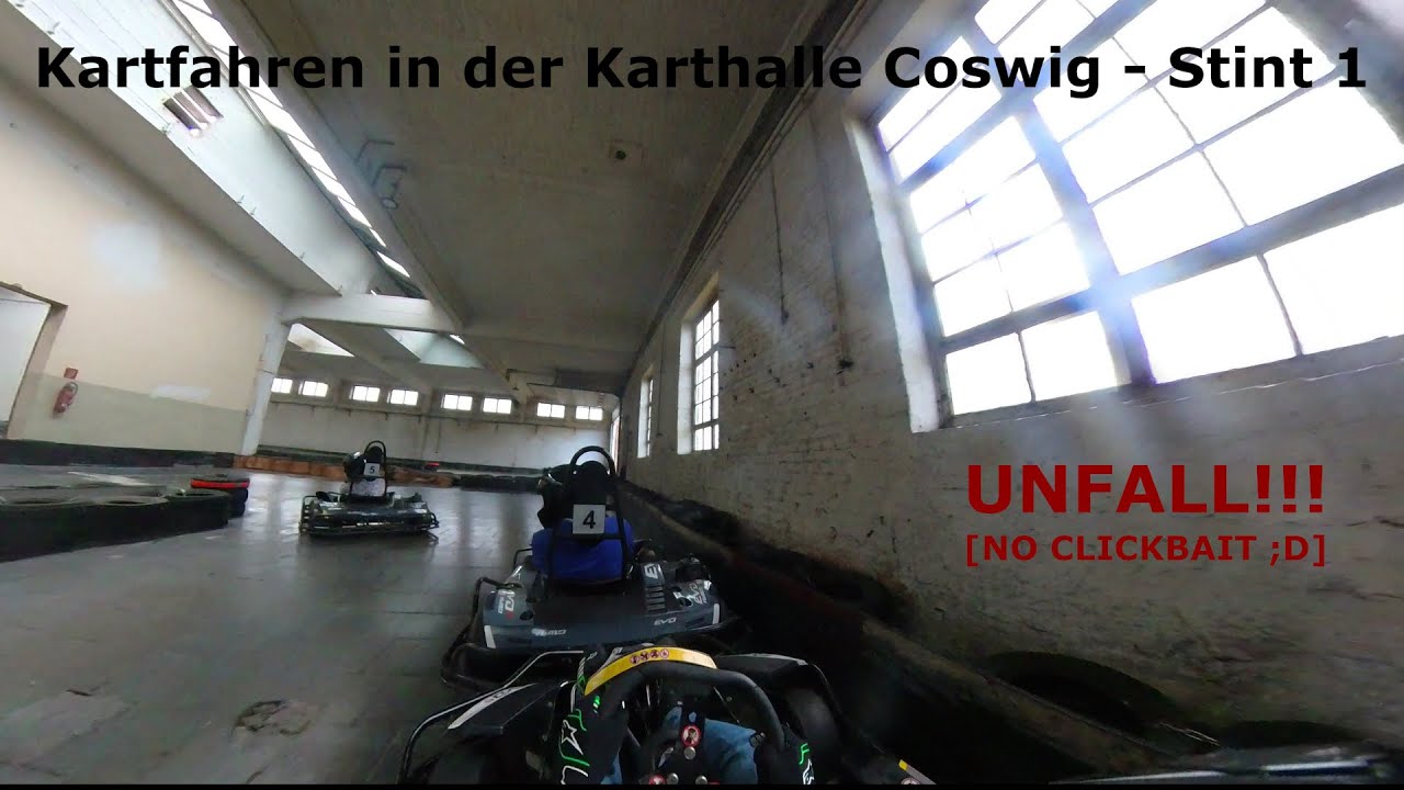 Kartfahren in der Karthalle Coswig -  Mein erster Stint