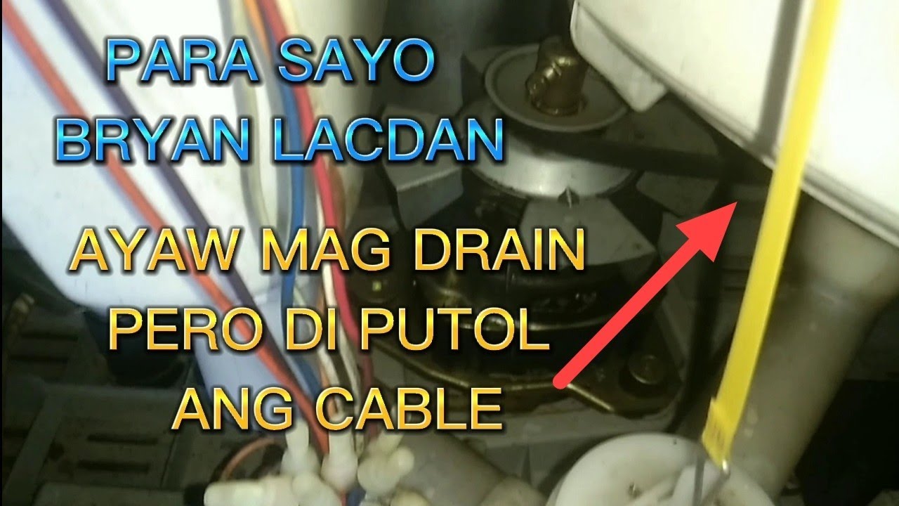PAANU ANG GAGAWIN AYAW MAG DRAIN PERO DI PUTOL ANG CABLE