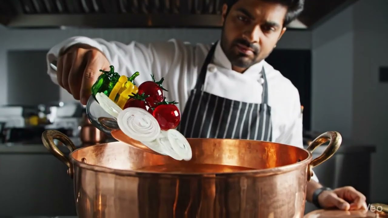 Satisfying ASMR Glass Goat Cooking
