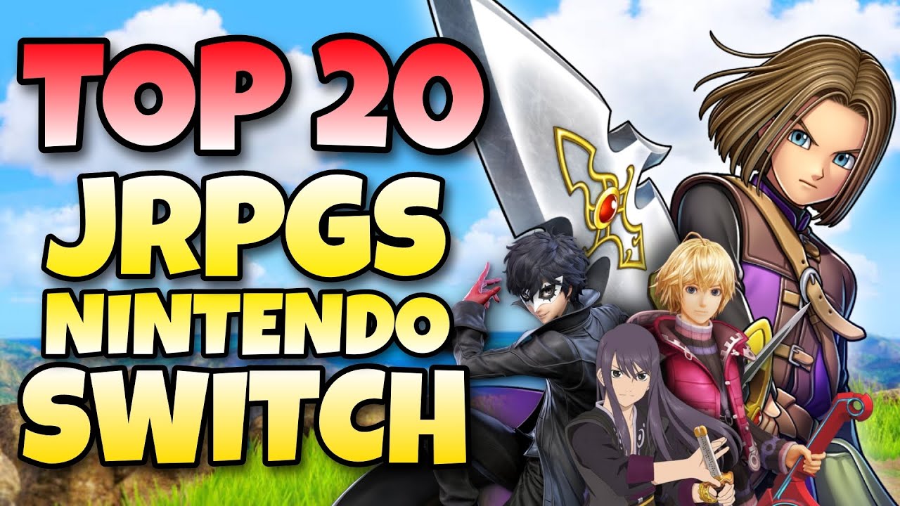 OS 20 MELHORES JRPGs DO NINTENDO SWITCH | ALGUNS DOS MELHORES DE TODOS OS TEMPOS