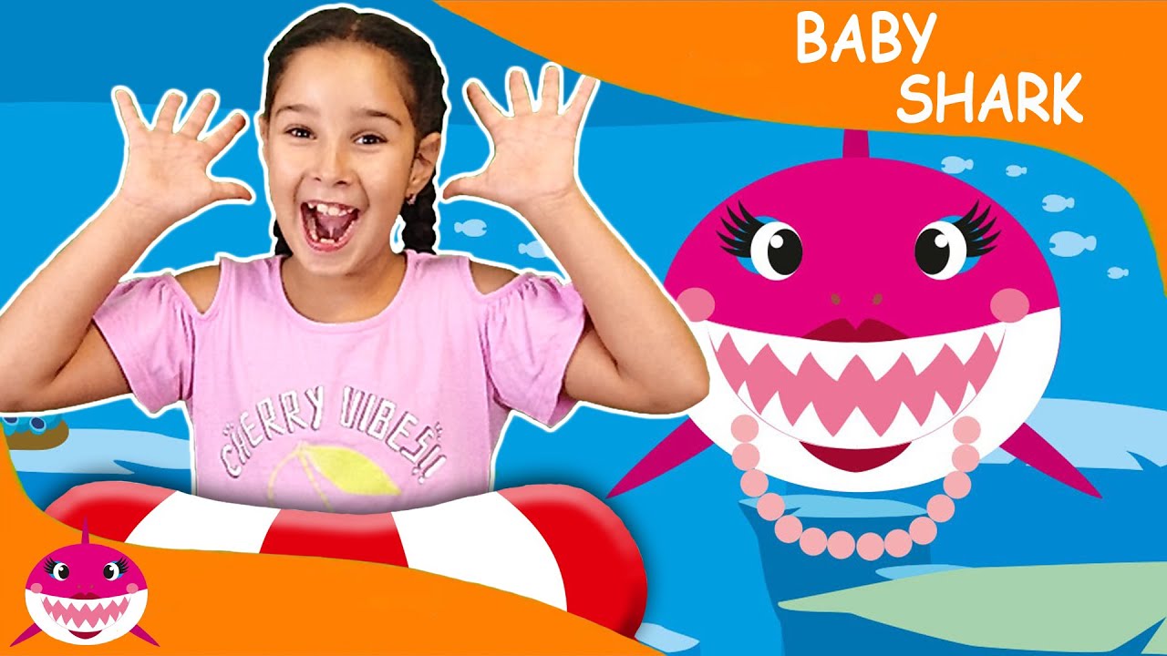Акулёнок малыш или Baby Shark Songs (русскиая) - Веселый танец для детей малышей