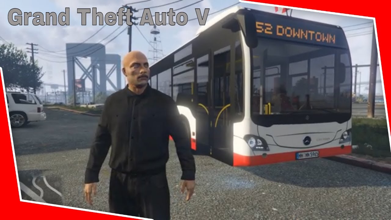 Mercedes Benz Citaro Euro 5 | Hochbahn | Bus Mod | Route 350 Rancho to Vinewood | GTA V | Let's Play