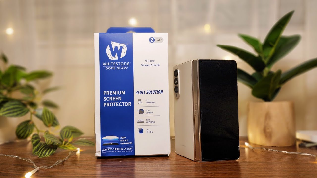 Samsung Galaxy Z Fold 4 | Whitestone Dome Glass Installation Guide 📱