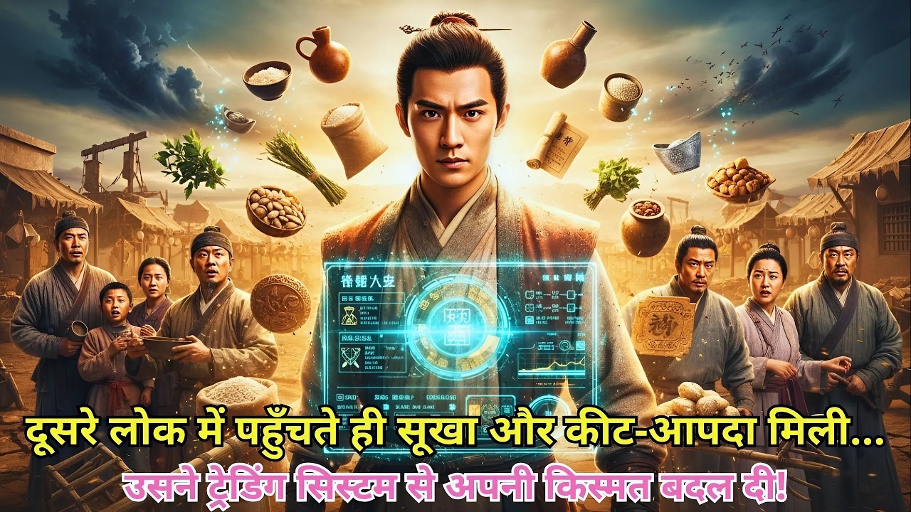दूसरे लोक में पहुँचते ही सूखा और कीट-आपदा मिली… उसने ट्रेडिंग सिस्टम से अपनी किस्मत बदल दी!
