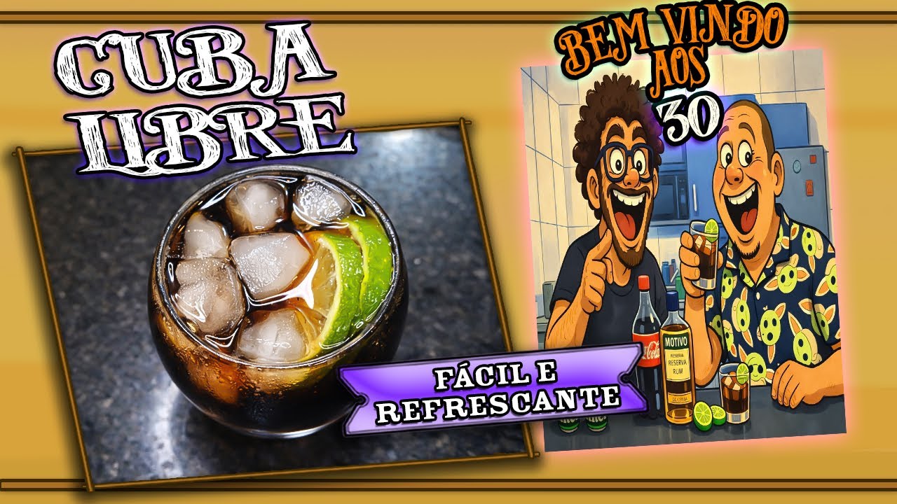 Cuba Libre 🍹 | Simples, gelado, perigoso e cheio de resenha 😅
