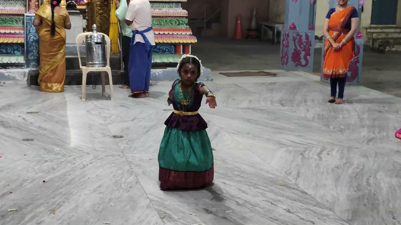 Ishanvi solo performance at siva vishnu temple periyar nagar 14.12.25