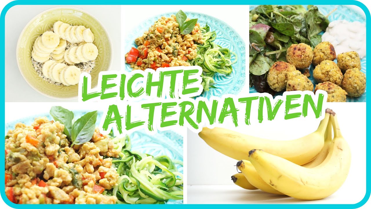 Leckere und kalorienarme Alternativen I FOOD DIARY mit REZEPTEN I Sissi