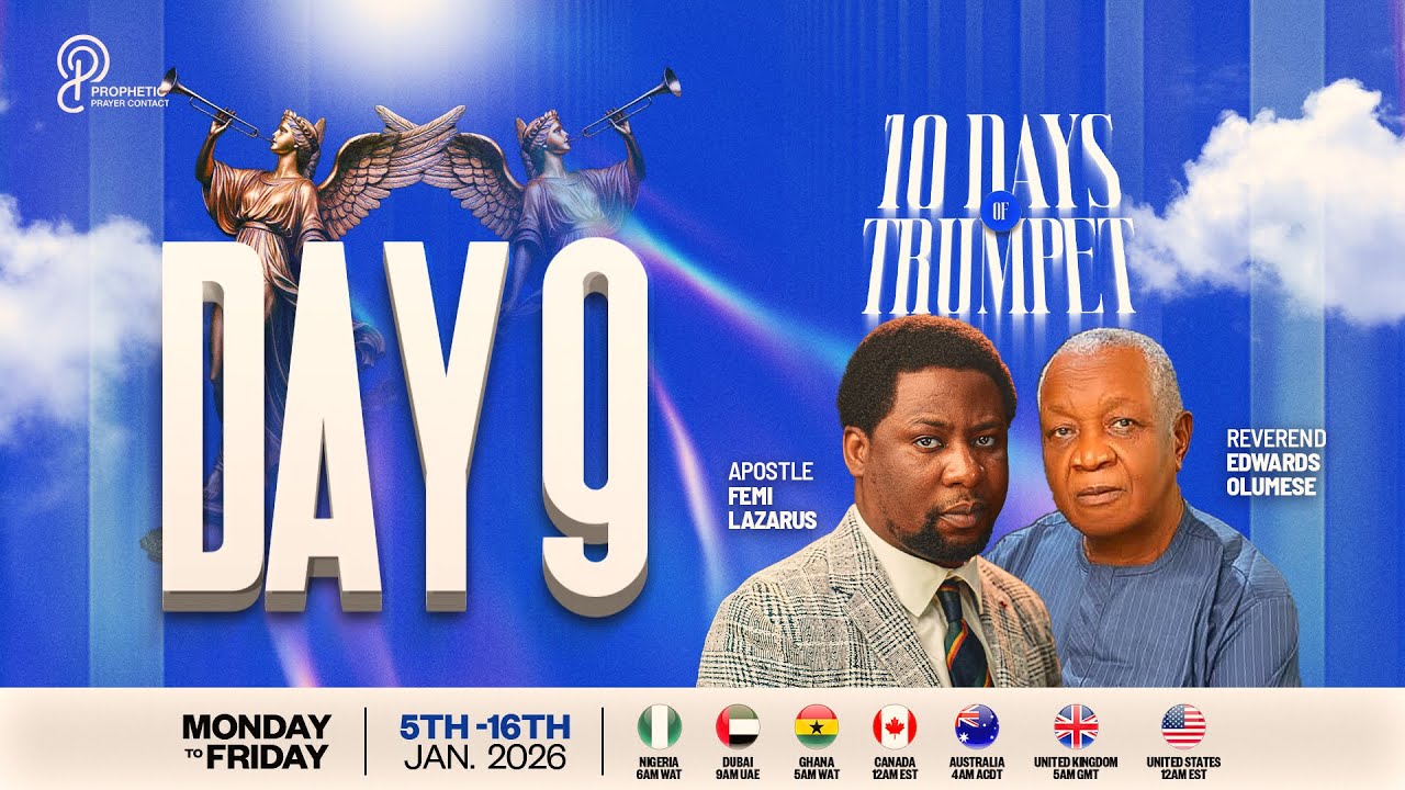 PROPHETIC PRAYER CONTACT || 10 DAYS OF TRUMPET || 15TH JANUARY 2026