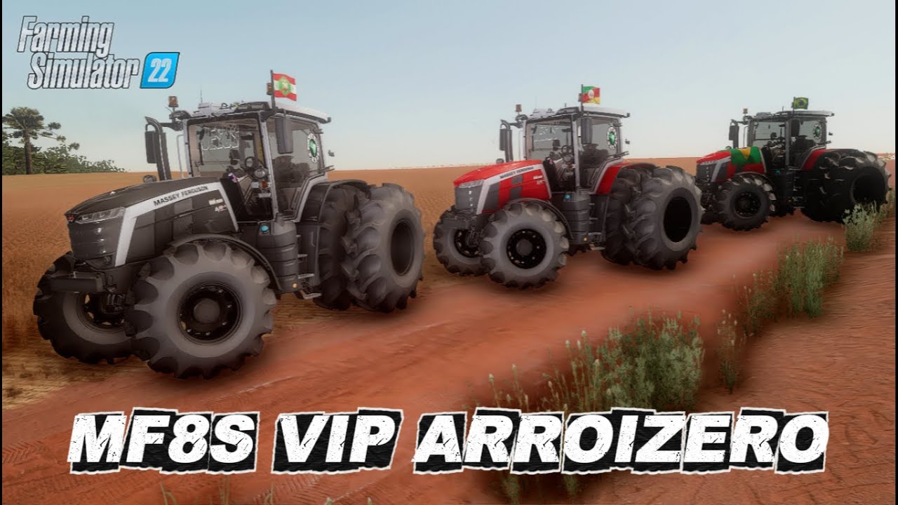 Apresentando mod do MF8S VIP ARROIZERO BR !! Farming Simulator 22 do