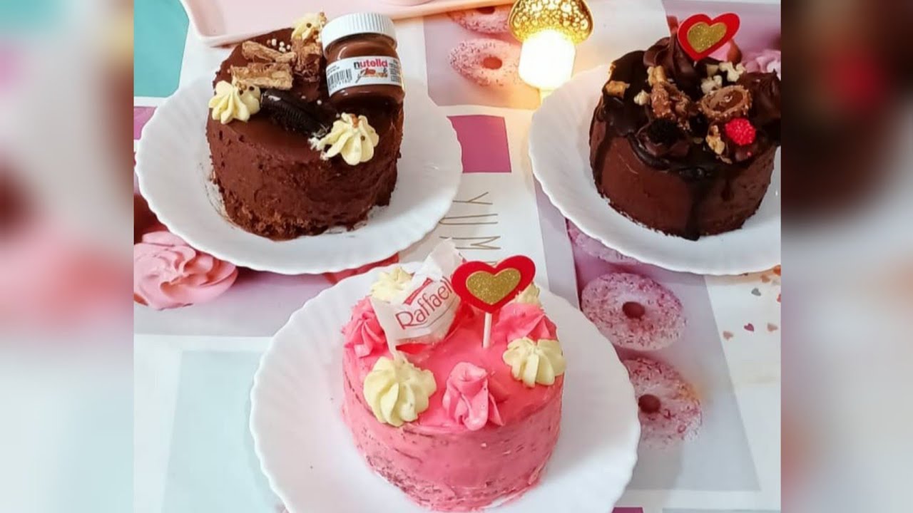 ميني لاير كيك راقي بذوقين Mini layer (lunch box cake) cake