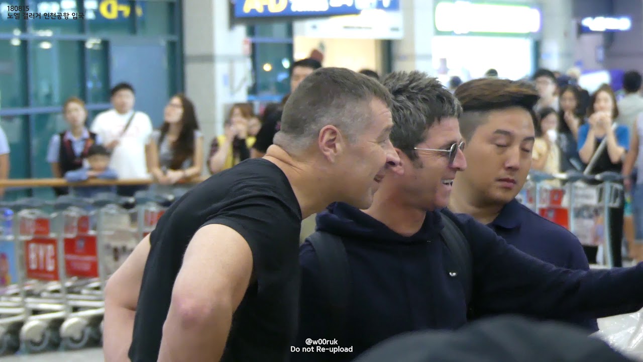 180815 노엘 갤러거 인천공항 입국(4K)