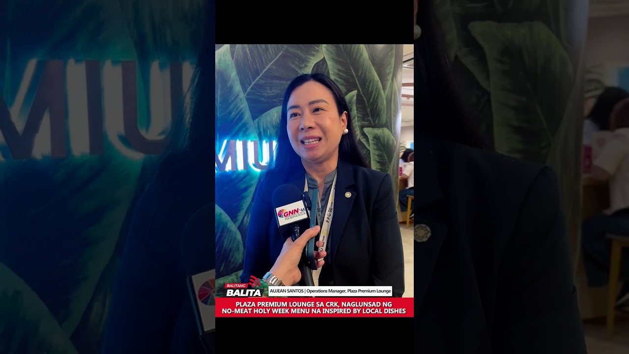 No-meat menu for Semana Santa? Meron niyan sa Plaza Premium Lounge sa Clark International Airport