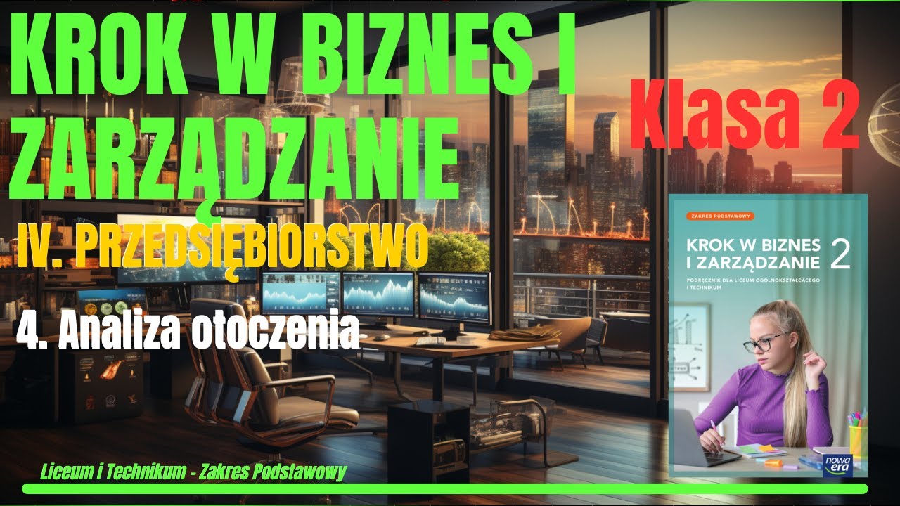 KROK w BIZNES i ZARZĄDZANIE 2 | IV.Przedsiębiorstwo Roz.4: Analiza otoczenia #biznes