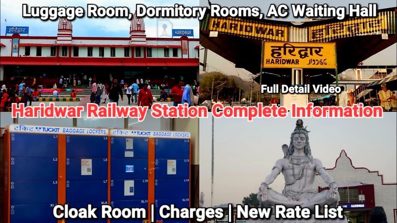 Haridwar Railway Station | Haridwar Railway Station Complete Tour Guide | Cloak Room & Dormitory |