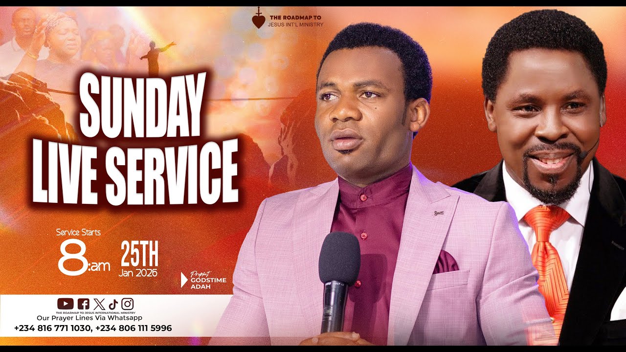 SUNDAY LIVE SERVICE ( 25TH JANUARY, 2026 )