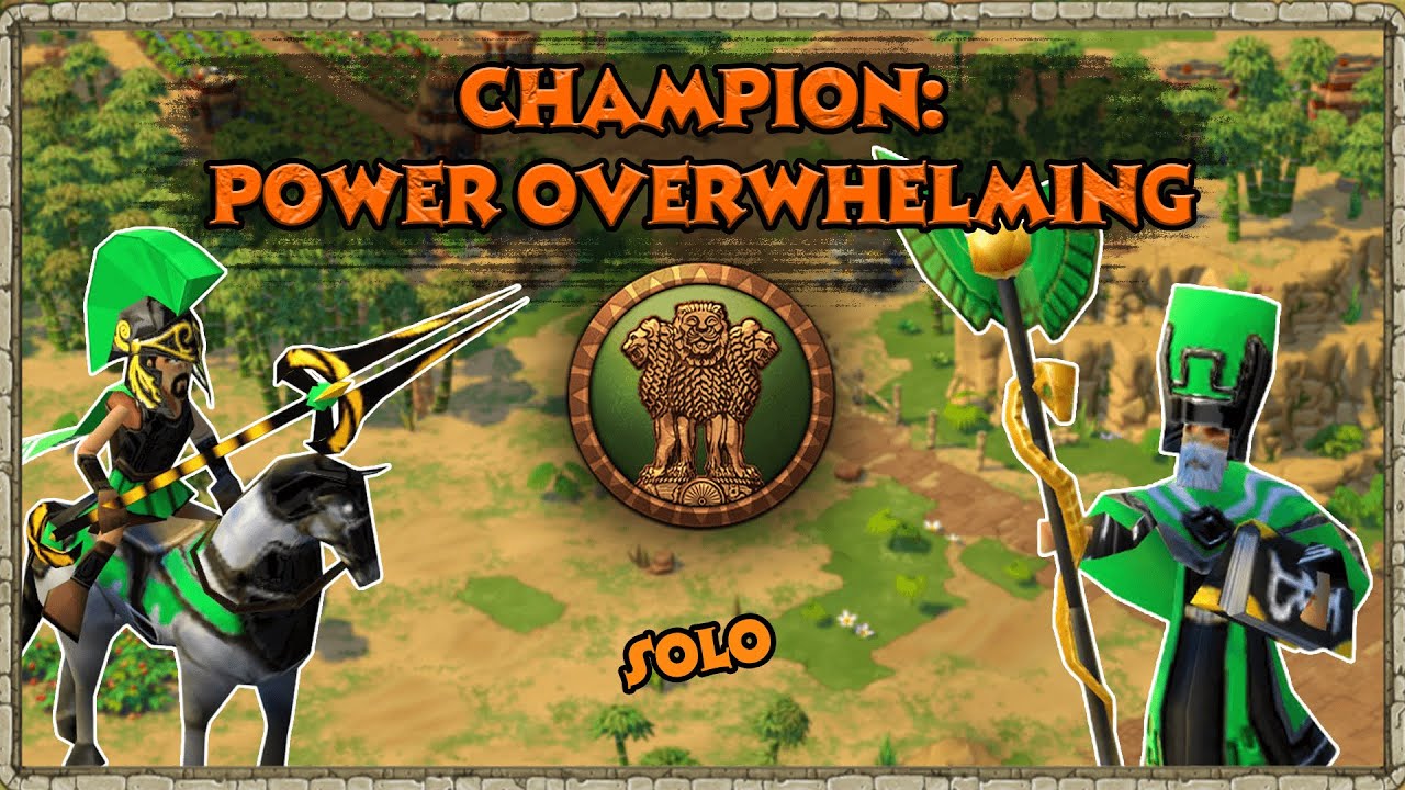 Age of Empires Online || Champion: Power Overwhelming (Greeks solo)