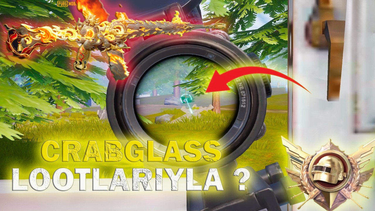 UHD 120 FPS 😱 ЧЕЛЛЕНДЖ НА ПОБЕДУ С ЛУТОМ CRABGRASS! ПОЛУЧИЛОСЬ ЛИ? 🤔 PUBG MOBILE