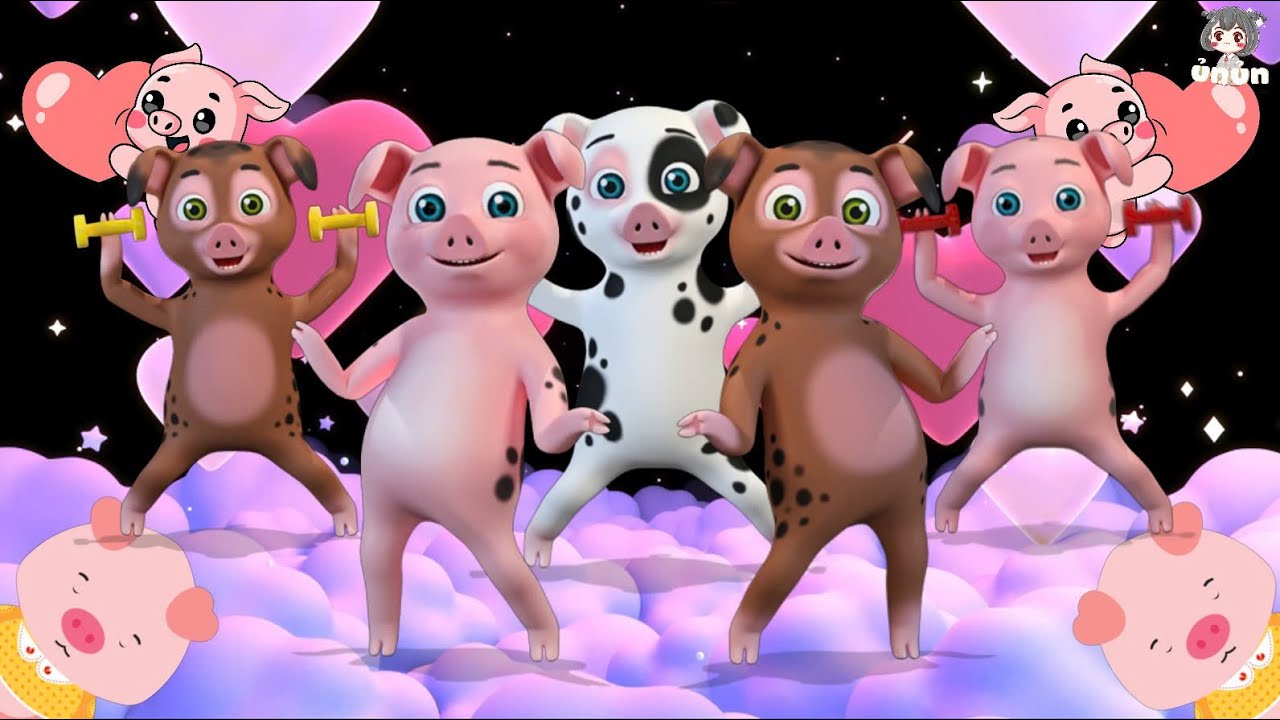 Si&ecirc;u Phẩm Ch&uacute; Heo Ủn Ỉn Nhảy Remix - Đ&agrave;n Heo Con Remix | Pig Dance | Nhạc S&ocirc;i Động Khu Vui Chơi Hay
