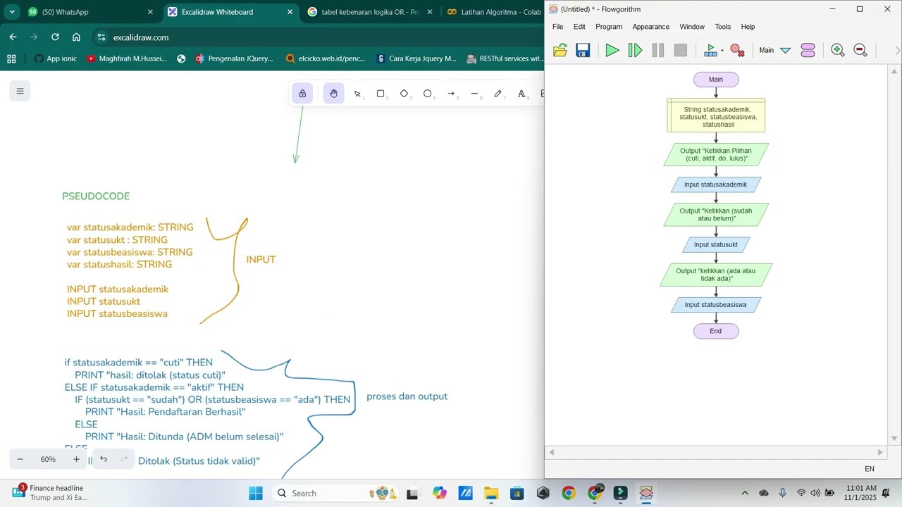Tutorial lanjutan : Cara CEPAT Paham Algoritma: Studi Kasus Percabangan dan Operator Logika Lengkap