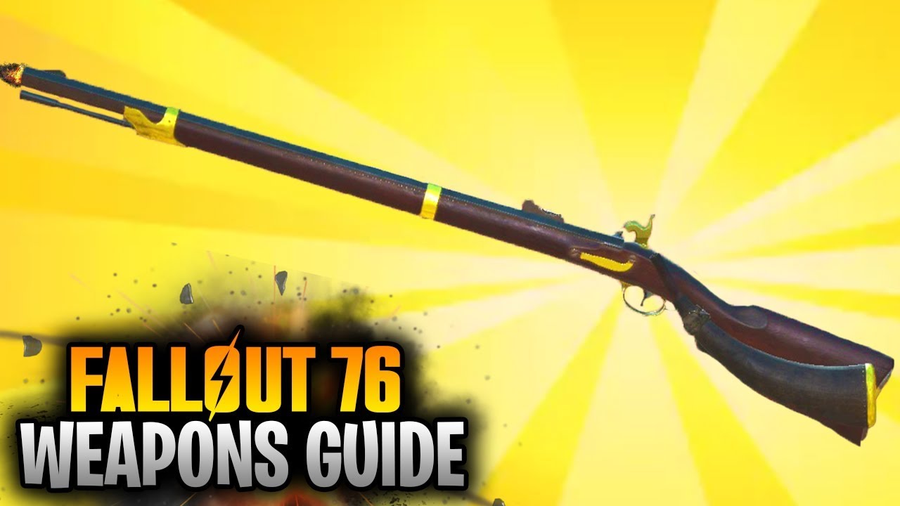 Fallout 76 Weapons Guide - BLACK POWDER RIFLE LOCATION! (Fallout 76 NEW WEAPONS)