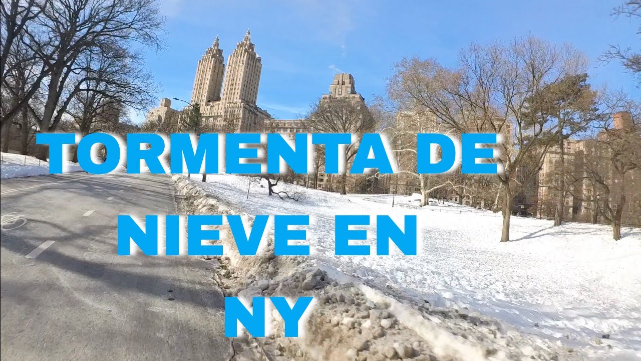 TORMENTA DE NIEVE en Manhattan NY, lo que ha dejado.