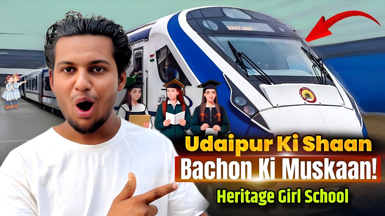 Vande Bharat Udaipur Inaugural Special | Heritage Girls School Visit