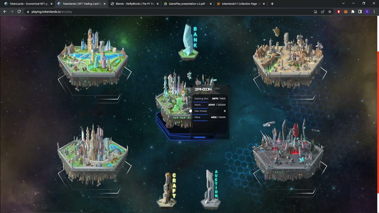 Tokenlands | Economic NFT Game on Wax Platform