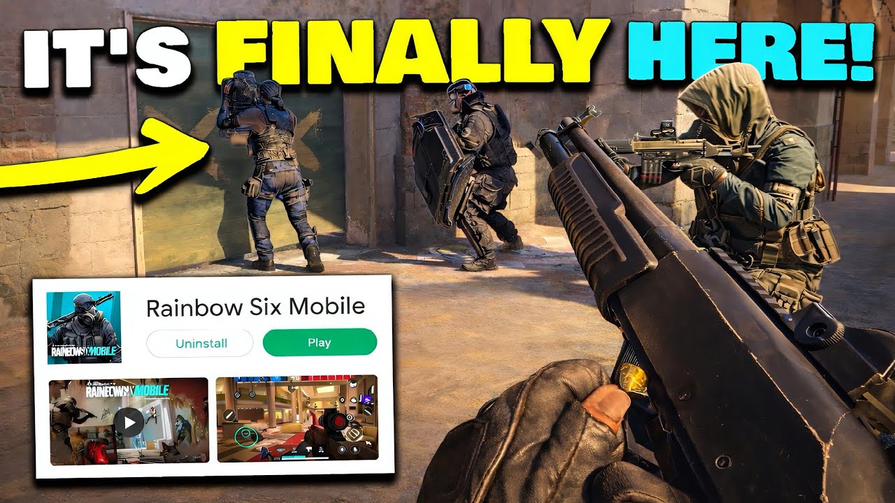 RAINBOW SIX MOBILE IS HERE! FIRST EVER GAMEPLAY LIVE! 🔥