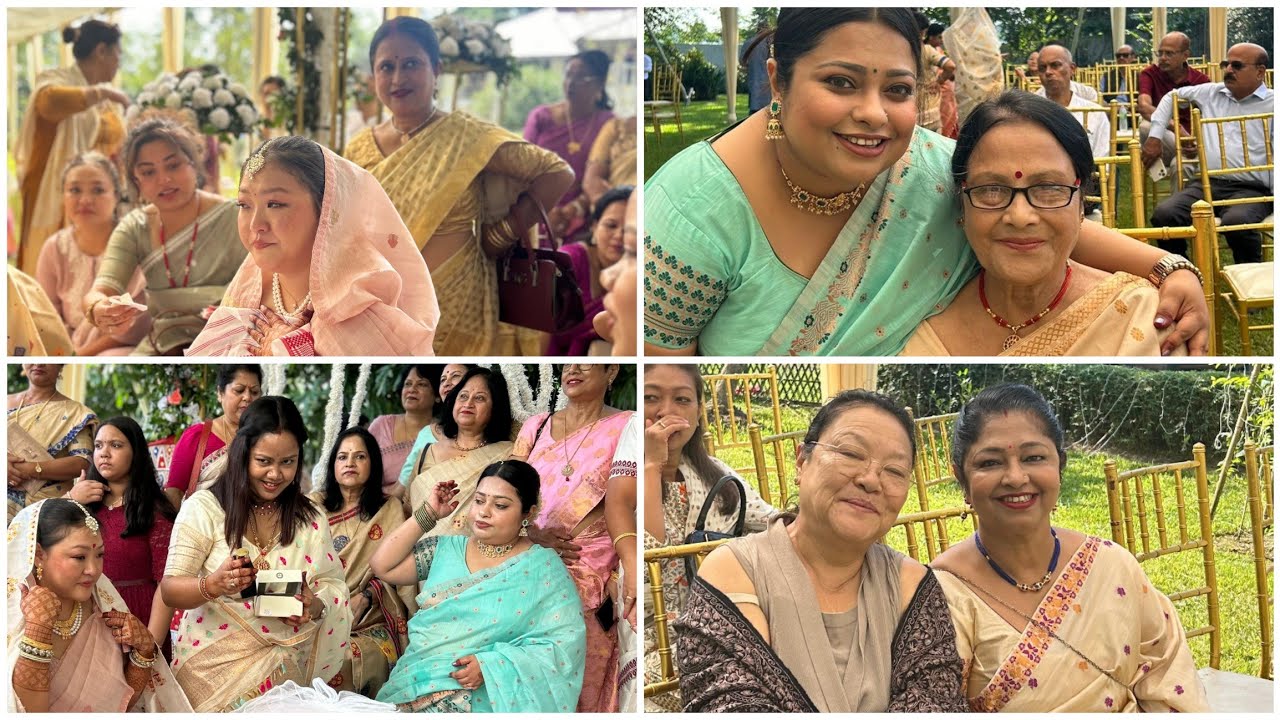 নাগালেণ্ডৰ ছোৱালী অসমীয়া বোৱাৰী হল /  বহুত ফুৰ্তি কৰিলোঁ
