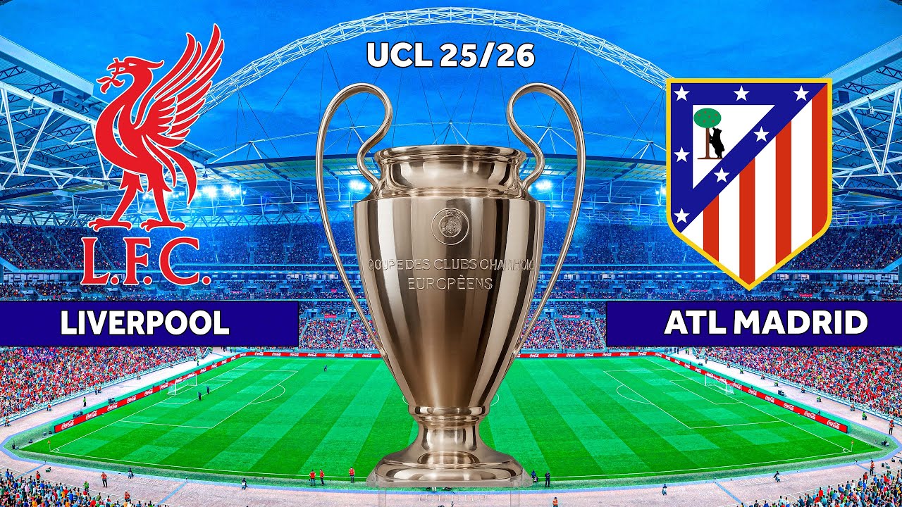 LIVERPOOL vs ATL MADRID - UEFA Champions League 25/26 UCL| Full Match All Goals | Simulation PES