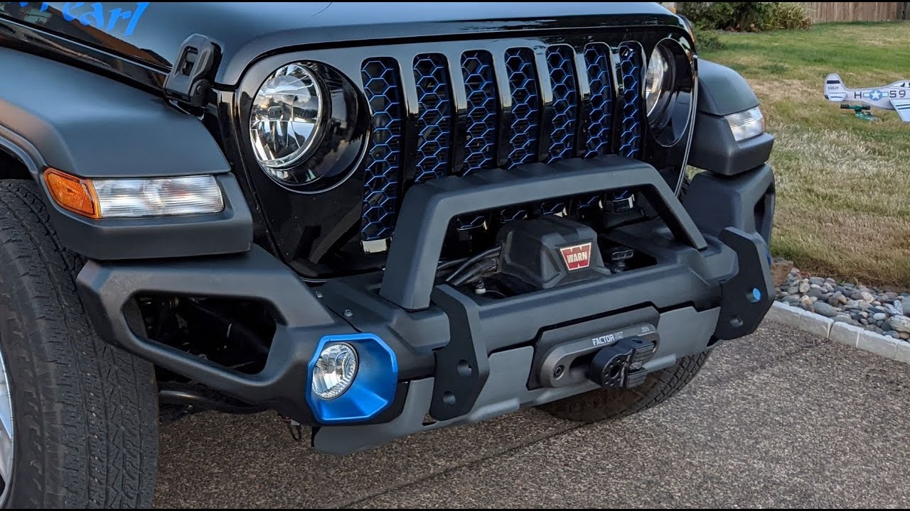 2020 Jeep Gladiator, Rugged Ridge Venator Bumper, Headlight Revolution S-V.4 LED's. A review.