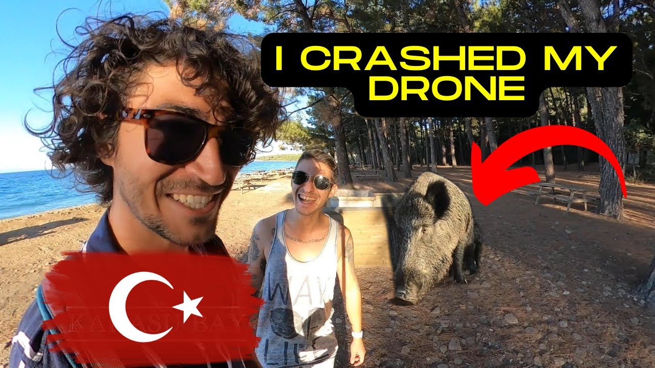 National Park WILDLIFE Kusadasi Turkey - I CRASHED My DRONE Into SEA - Things to do in Kusadasi