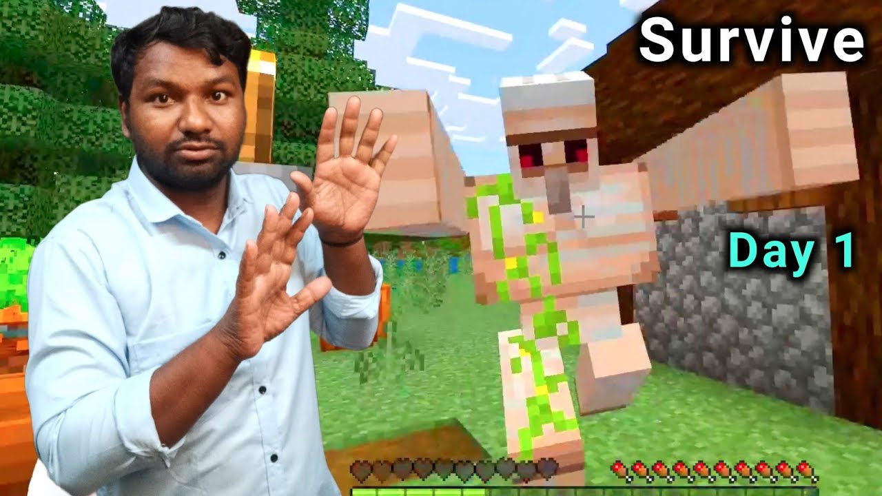 Minecraft Gameplay World Maker - How to Survive Day 1 - Start Guru