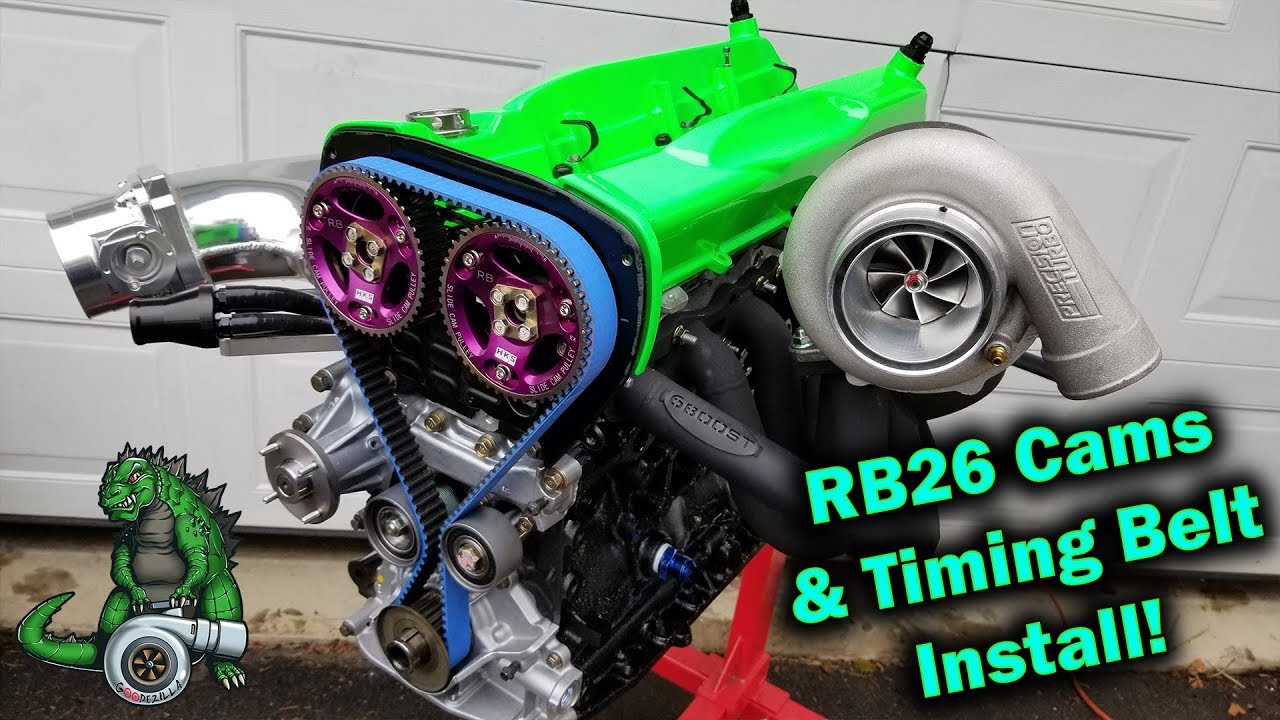 Установка распредвалов и ремня ГРМ RB26 | R32 Skyline GTR