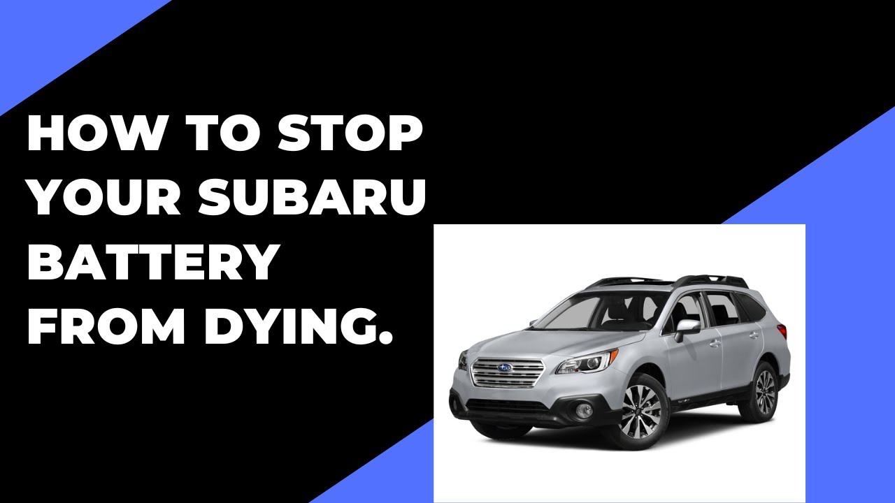 Как предотвратить разрядку аккумулятора Subaru: простое решение