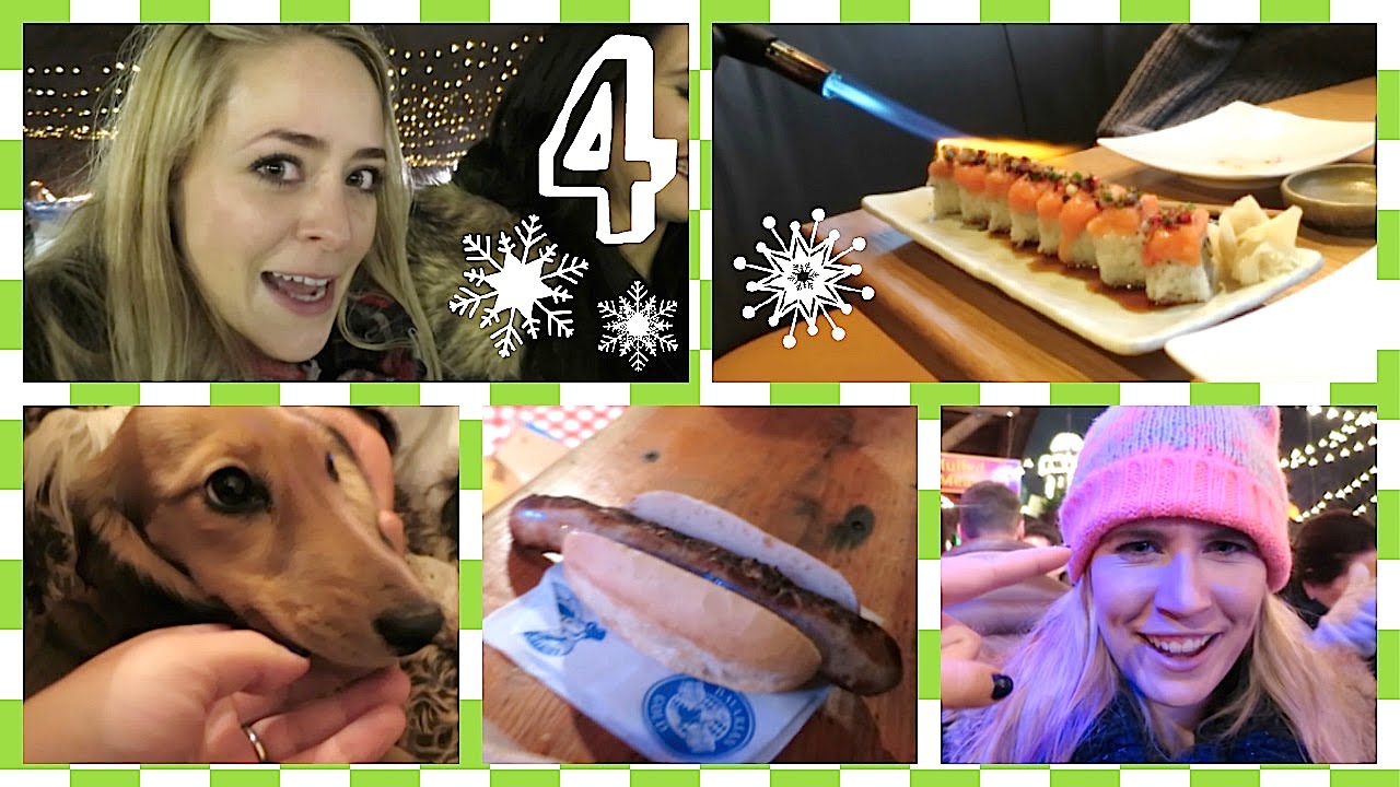 Skating, Sausages & Sushi on FIRE! Vlogmas 4